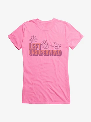 Minions Spotty Left Unsupervised Girls T-Shirt