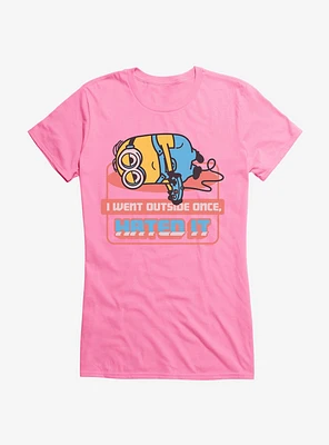 Minions Stay Inside Girls T-Shirt