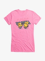 Minions Stuart Thwacks Kevin Girls T-Shirt