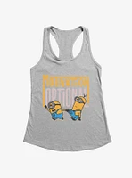 Minions Bold Motivation Optional Girls Tank