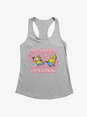 Minions Groovy Motivation Optional Girls Tank