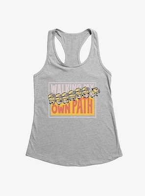 Minions On My Own Path Panel Girls Tank