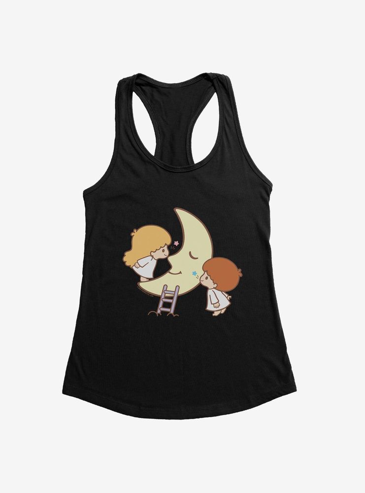 Little Twin Stars Moon Kisses Womens Tank Top