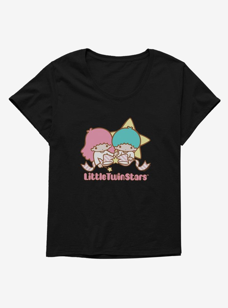 Little Twin Stars Dreamy Bow Womens T-Shirt Plus