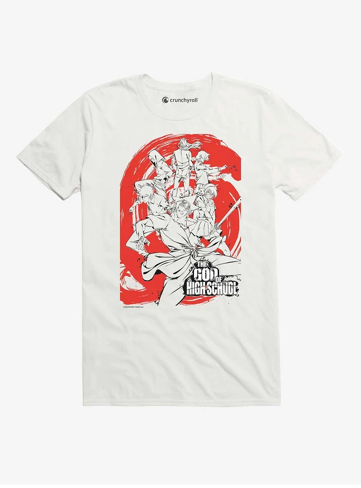 The God of High School Character Group White T-Shirt
