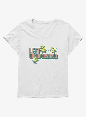 Minions Bob's Left Unsupervised Girls T-Shirt Plus