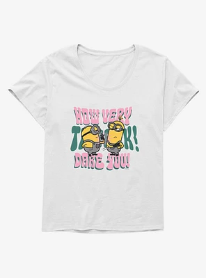 Minions Groovy How Dare You Girls T-Shirt Plus