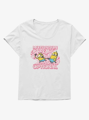 Minions Groovy Motivation Optional Girls T-Shirt Plus