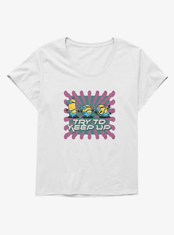 Minions Keep Up Girls T-Shirt Plus