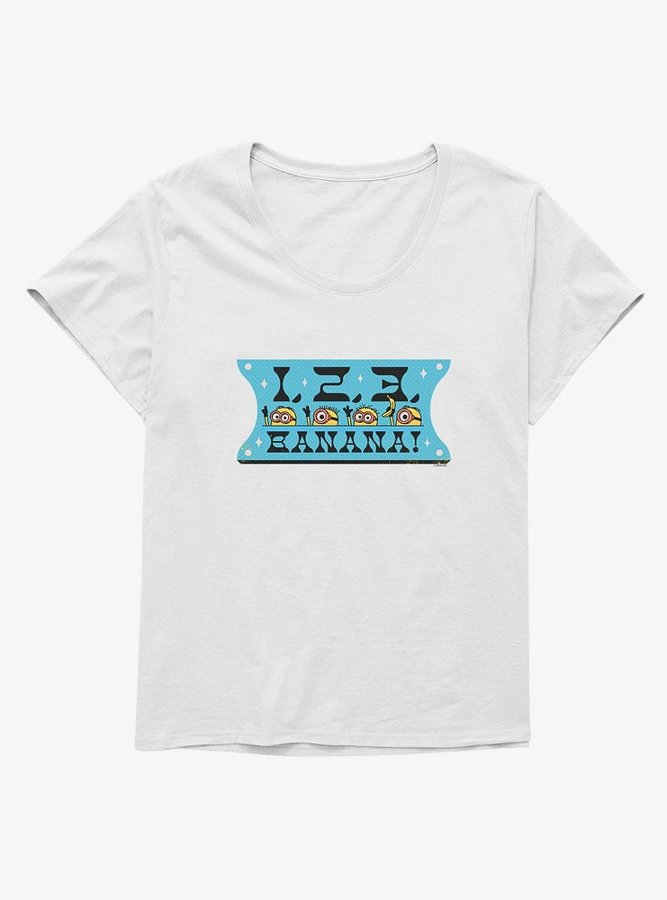 Minions Mod Banana Girls T-Shirt Plus