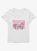 Minions Spotty Motivation Optional Girls T-Shirt Plus