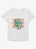 Minions Take Your Friends Girls T-Shirt Plus