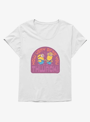 Minions Vintage How Dare You Girls T-Shirt Plus