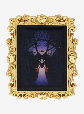 Disney Snow White and the Seven Dwarfs Snow White & Evil Queen Frame Enamel Pin - BoxLunch Exclusive