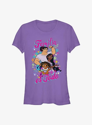 Disney's Encanto  Familia Es Todo Girl's T-Shirt