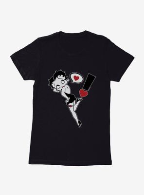 Betty Boop Exclamation of Love  Womens T-Shirt