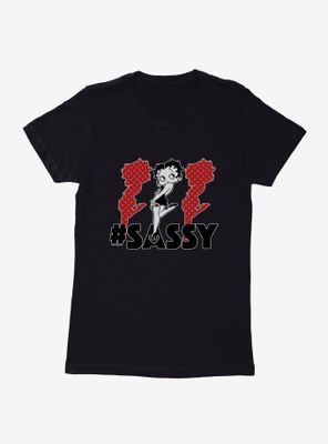 Betty Boop Hashtag Triple The Sass Womens T-Shirt