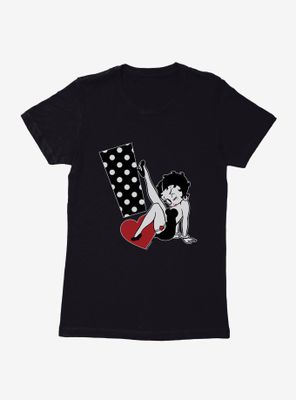 Betty Boop Polka Dot Exclamation Womens T-Shirt