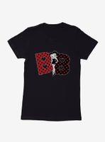 Betty Boop Polka Dot Initials Womens T-Shirt