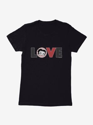 Betty Boop Polka Dot Love Womens T-Shirt