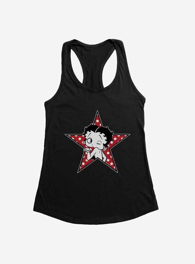 Betty Boop Blow A Kiss Womens Tank Top