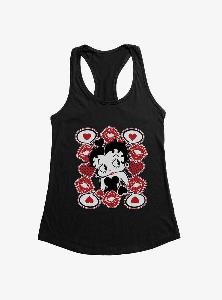 Betty Boop Love Frame Womens Tank Top