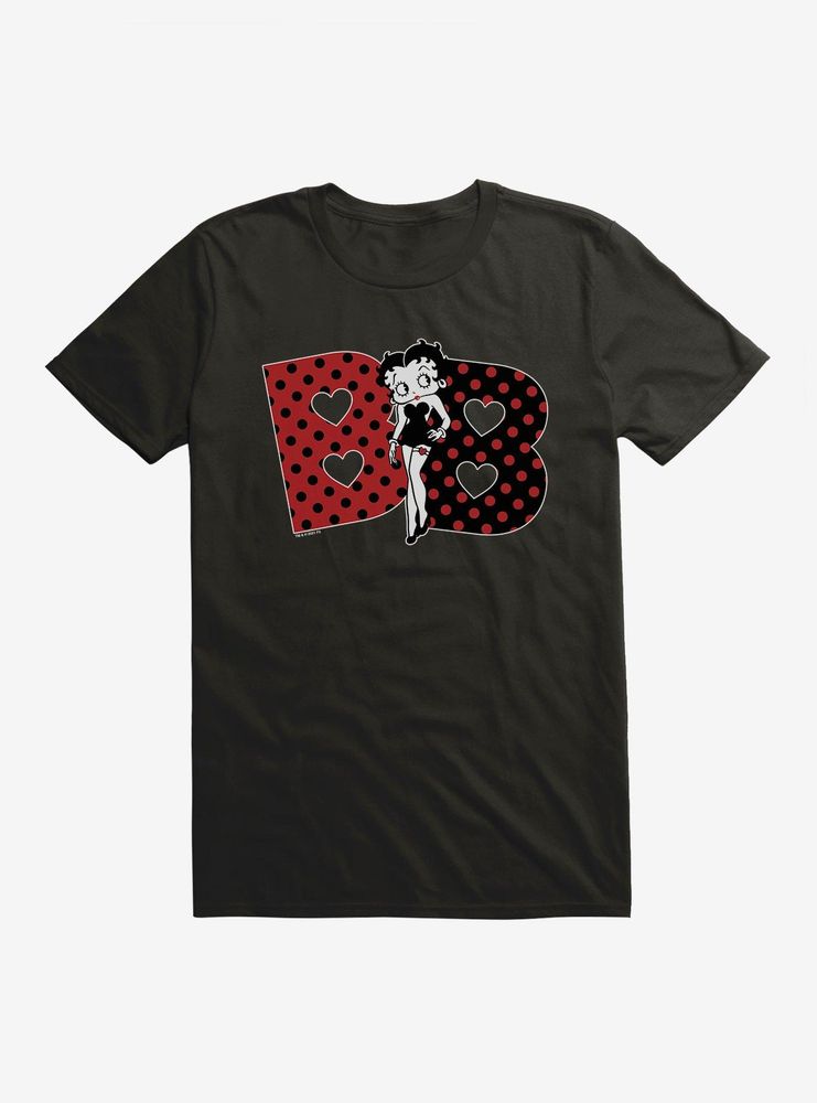 Betty Boop Polka Dot Initials T-Shirt