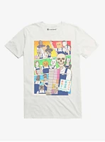 Skull-Face Bookseller White T-Shirt