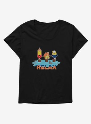 Minions Relax Womens T-Shirt Plus