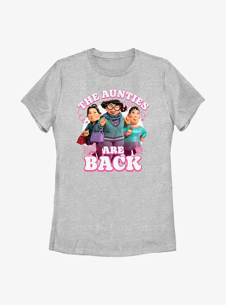 Disney Pixar Turning Red Aunties Are Back Womens T-Shirt