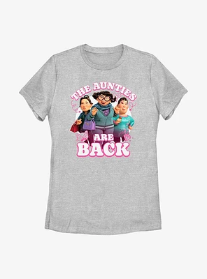 Disney Pixar Turning Red Aunties Are Back Womens T-Shirt