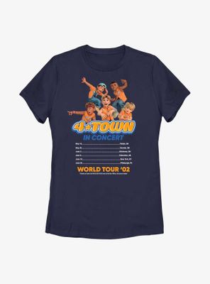 Disney Pixar Turning Red 4Town Concert Tour Womens T-Shirt