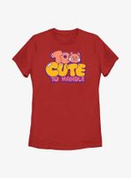 Disney Pixar Turning Red Too Cute To Handle Womens T-Shirt