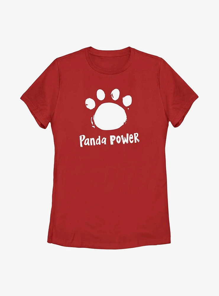 Disney Pixar Turning Red Panda Power Womens T-Shirt