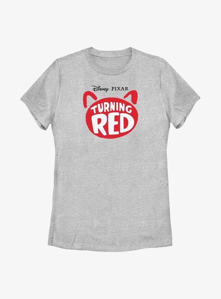 Disney Pixar Turning Red Logo Womens T-Shirt