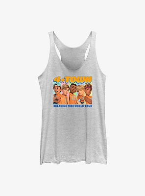 Disney Pixar Turning Red 4Town Concert Shirt Womens Tank Top