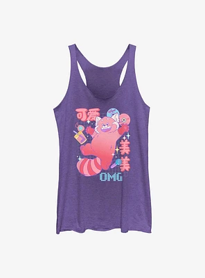 Disney Pixar Turning Red Panda OMG Womens Tank Top