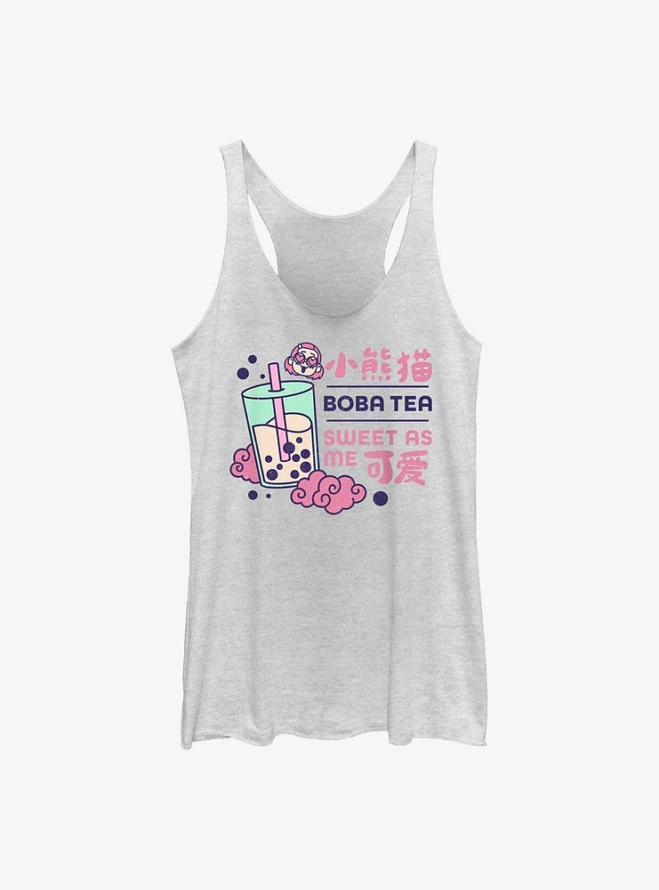 Disney Pixar Turning Red Boba Tea Sweet As Me Womens Tank Top