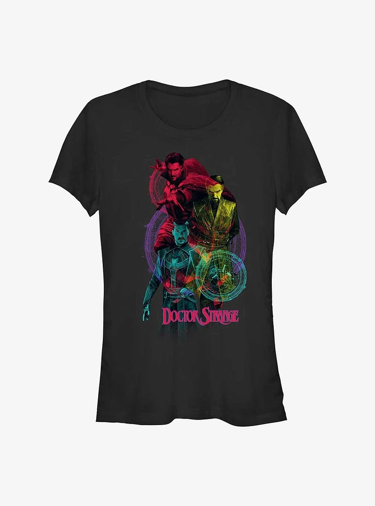 Marvel Dr. Strange Three Stranges Girl's T-Shirt