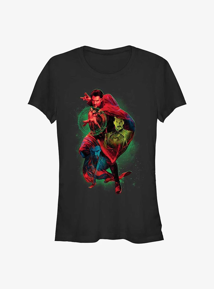Marvel Dr. Strange Trio Fade Girl's T-Shirt