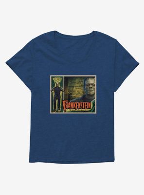 Universal Monsters Frankenstein The Man Who Made A Monster Womens T-Shirt Plus