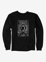 Universal Monsters Frankenstein Black & White Poster Sweatshirt