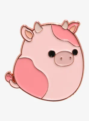 Squishmallows Reshma the Pink Cow Enamel Pin