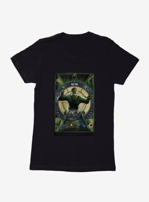 Universal Monsters The Wolf Man Graveyard Womens T-Shirt
