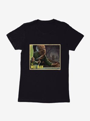 Universal Monsters The Wolf Man Movie Poster Womens T-Shirt