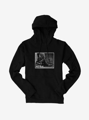 Universal Monsters The Wolf Man Black And White Movie Poster Hoodie