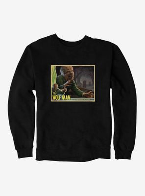 Universal Monsters The Wolf Man Movie Poster Sweatshirt