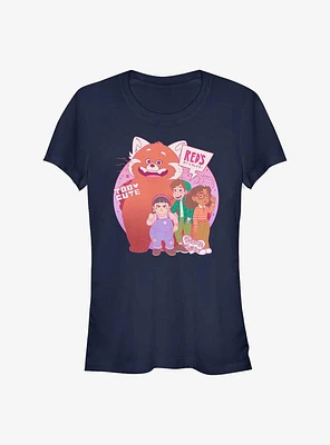 Disney Pixar Turning Red Panda Group Girls T-Shirt