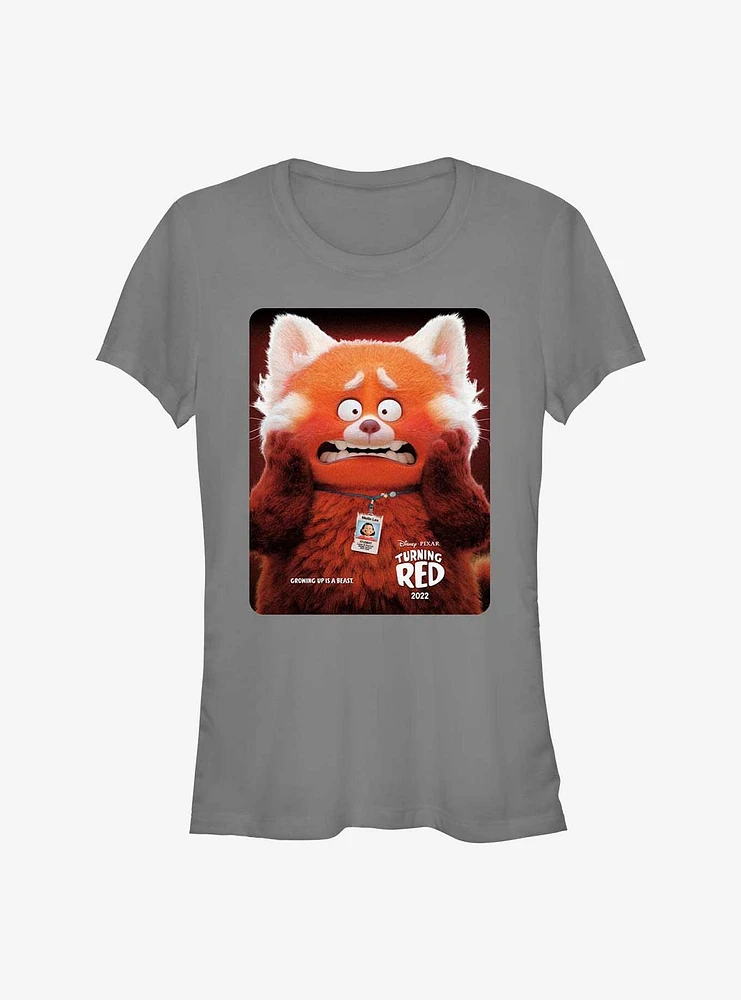 Disney Pixar Turning Red Panda Poster Girls T-Shirt