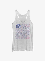 Disney Pixar Turning Red Doodle Girls Tank